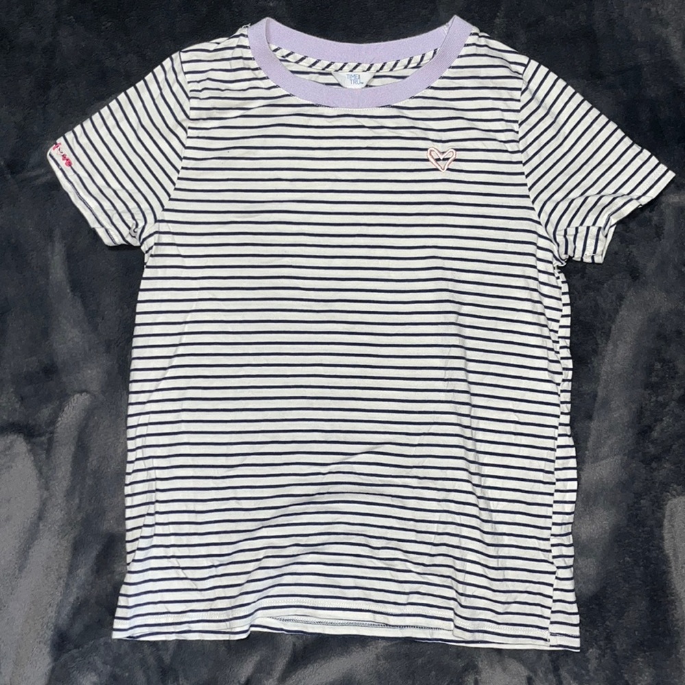 Striped short sleeve tee
